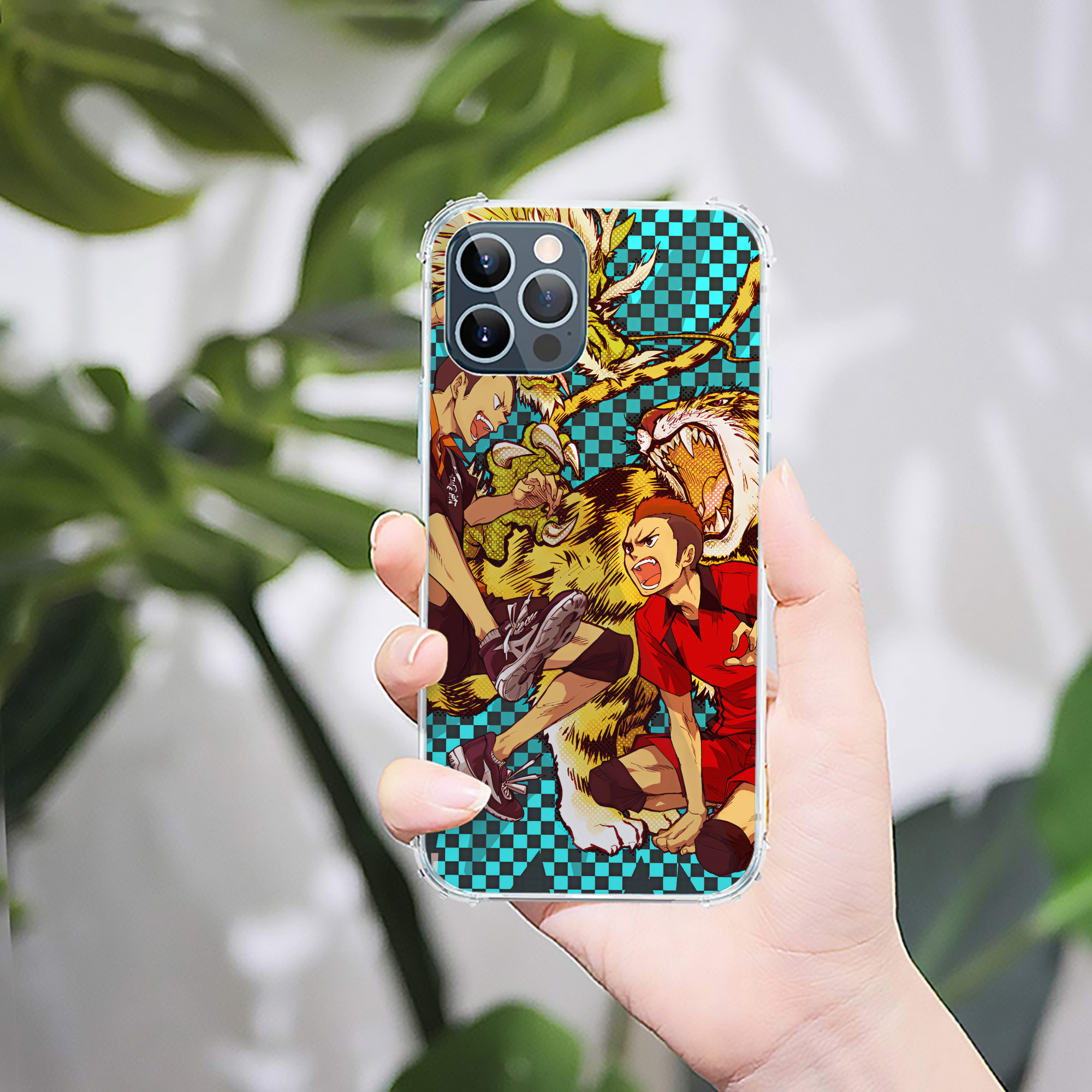 （画像用） ハイキュー!! Haikyu!! 【iPhone 12シリーズ対応】透明スマホケース（クリアソフトケース）